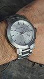  Shop Authentic Burberry The City White Dial Silver Steel Strap Watch for Men - BU9750 - Luxxuri