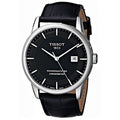  Shop Authentic Tissot T Classic Luxury Powermatic 80 Black Dial Black Leather Strap Watch For Men - T086.408.16.051.00 - Luxxuri