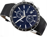  Shop Authentic Hugo Boss Rafale Chronograph Quartz Blue Dial Black Leather Strap Watch For Men - HB1513391 - Luxxuri
