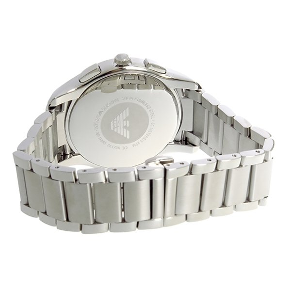  Shop Authentic Emporio Armani Valente Chronograph Quartz Black Dial Silver Steel Strap Watch For Men - AR11083 - Luxxuri