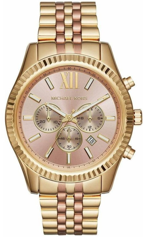  Shop Authentic Michael Kors Lexington Gold Dial Gold Steel Strap Watch for Women - MK6473 - Luxxuri
