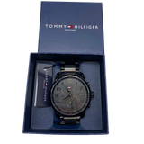 Shop Authentic Tommy Hilfiger Briggs Black Dial Black Steel Strap Watch for Men  - 1791423 - Luxxuri