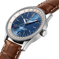  Shop Authentic Breitling Navitimer Automatic 38mm Blue Dial Brown Leather Strap Mens Watch - A17325211C1P2 - Luxxuri