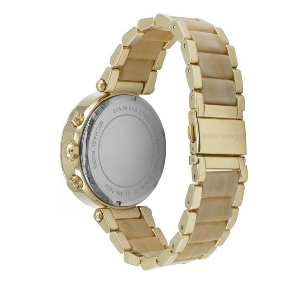  Shop Authentic Michael Kors Parker Gold Dial Gold Steel Strap Watch for Women - MK5632 - Luxxuri