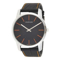  Shop Authentic Calvin Klein City Black Dial Black Leather Strap Watch for Men - K2G211C1 - Luxxuri