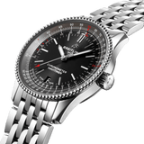  Shop Authentic Breitling Navitimer Automatic 38mm Black Dial Stainless Steel Mens Watch - A17325241B1A1 - Luxxuri