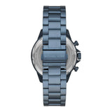  Shop Authentic Michael Kors Lexington Chronograph Blue Dial Blue Steel Strap Watch for Men - MK8480 - Luxxuri