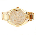  Shop Authentic Michael Kors Janelle Quartz Gold Dial Gold Steel Strap Watch For Women - MK7088 - Luxxuri