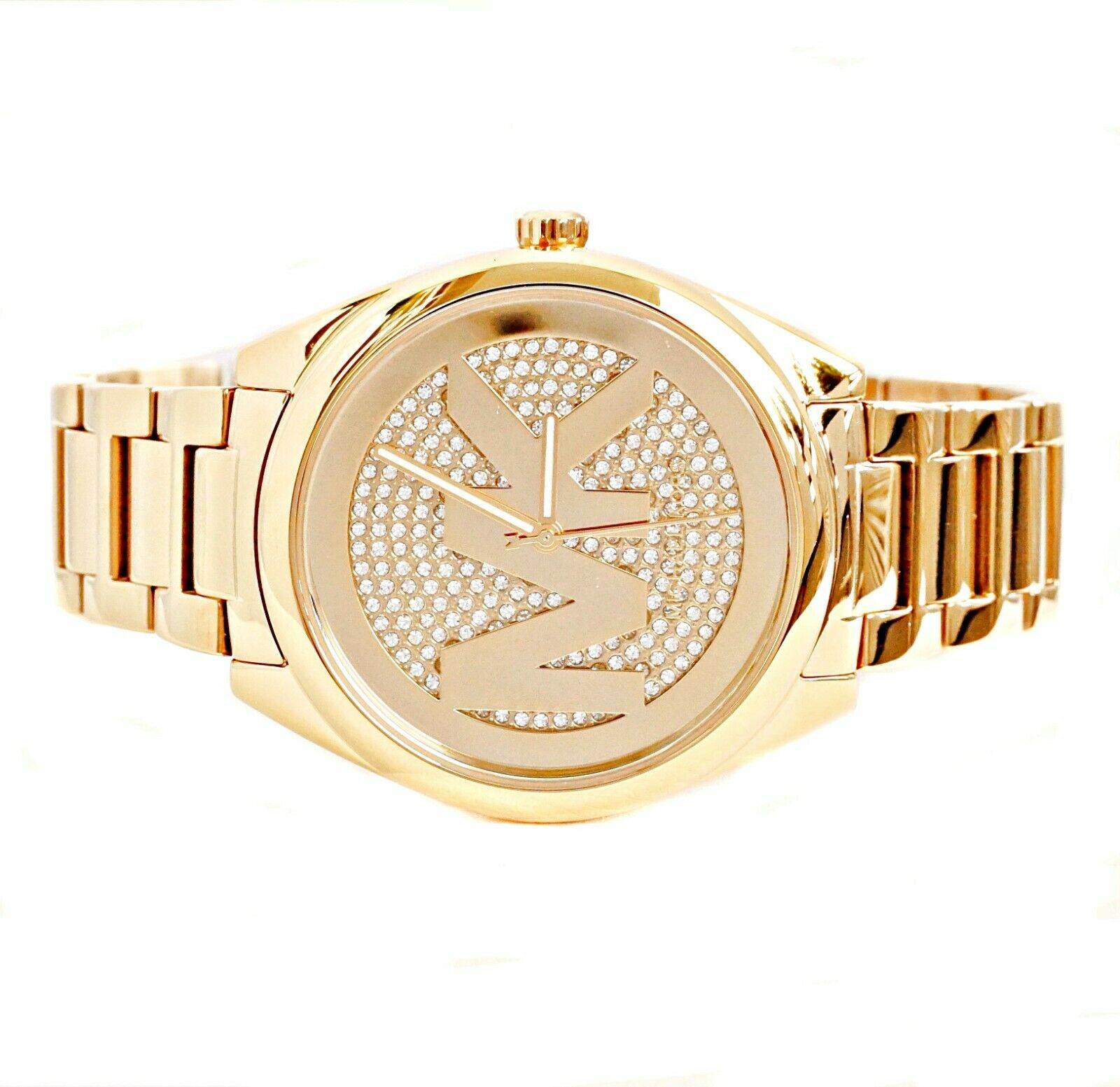  Shop Authentic Michael Kors Janelle Quartz Gold Dial Gold Steel Strap Watch For Women - MK7088 - Luxxuri