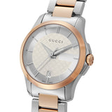  Shop Authentic Gucci G Timeless Silver Dial Two Tone Steel Strap Watch For Women - YA126528 - Luxxuri