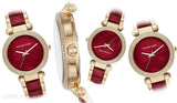  Shop Authentic Michael Kors Parker Mother of Pearl Red Dial Two Tone Steel Strap Watch for Women - MK6427 - Luxxuri