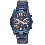  Shop Authentic Fossil Perfect Boyfriend Multifunction Blue Dial Blue Steel Strap Watch for Women - ES4093 - Luxxuri