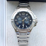  Shop Authentic Guess Rigor Quartz Black Dial Silver Steel Strap Watch For Men - W0218G2 - Luxxuri