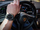  Shop Authentic Tag Heuer Carrera x Porsche Automatic Chronograph Black Dial Black Nylon Strap Watch for Men - CBN2A1H.FC6512 - Luxxuri