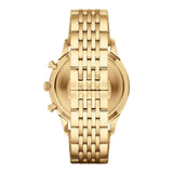  Shop Authentic Emporio Armani Classic Chronograph Black Dial Gold Steel Strap Watch For Men - AR1893 - Luxxuri