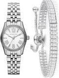  Shop Authentic Michael Kors Lexington Quartz White Dial Silver Steel Strap Watch For Women - MK3228 - Luxxuri