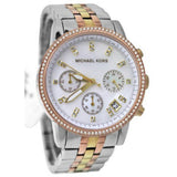  Shop Authentic Michael Kors Ritz White Dial Two Tone Steel Strap Watch for Women - MK5650 - Luxxuri