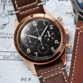  Shop Authentic Breitling Avi 1953 Edition Black Dial Brown Leather Strap Watch for Men - RB0920131B1X1 - Luxxuri