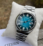  Shop Authentic Citizen Tsuyosa Automatic Blue Dial Silver Steel Strap Watch For Men - NJ0151-88X - Luxxuri