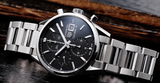  Shop Authentic Tag Heuer Carrera Automatic Chronograph Black Dial Silver Steel Strap Watch for Men - CBK2110.BA0715 - Luxxuri