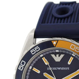  Shop Authentic Emporio Armani Sportivo Chronograph Quartz Blue Dial Blue Rubber Strap Watch For Men - AR6045 - Luxxuri