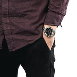 Shop Authentic Tag Heuer Aquaracer Chronograph Black Dial Silver Steel Strap Watch for Men - CAY1110.BA0927 - Luxxuri