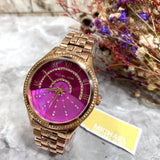  Shop Authentic Michael Kors Lauryn Pink Dial Rose Gold Steel Strap Watch for Women - MK3722 - Luxxuri