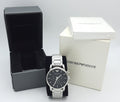  Shop Authentic Emporio Armani Chronograph Black Dial Silver Steel Strap Watch For Men - AR1853 - Luxxuri