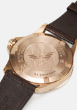  Shop Authentic Emporio Armani Pro Planet Three Hand Date Blue Dial Brown Leather Strap Watch For Men - AR11556 - Luxxuri