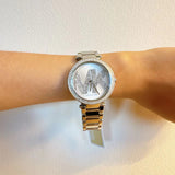  Shop Authentic Michael Kors Parker Quartz Silver Dial Silver Steel Strap Watch For Women - MK6658 - Luxxuri