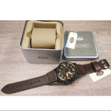  Shop Authentic Fossil Nate Chronograph Brown Dial Brown Leather Strap Watch for Men - JR1511 - Luxxuri