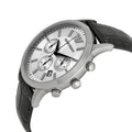  Shop Authentic Emporio Armani Classic Chronograph Silver Dial Black Leather Strap Watch For Men - AR2432 - Luxxuri