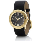  Shop Authentic Marc Jacobs Amy Black Dial Black Leather Strap Watch for Women - MBM1154 - Luxxuri