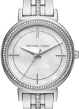  Shop Authentic Michael Kors Cinthia White Mother of Pearl Dial Silver Steel Strap Watch for Women for Women - MK3641 - Luxxuri