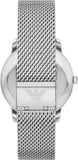  Shop Authentic Emporio Armani Minimalist Quartz Blue Dial Silver Steel Strap Watch For Men - AR11571 - Luxxuri