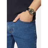  Shop Authentic Versace Code Quartz Black Dial Black Leather Strap Watch For Men - VEPO00320 - Luxxuri