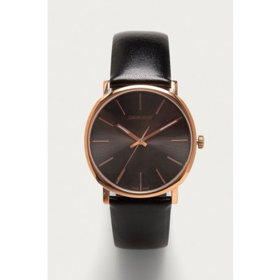  Shop Authentic Calvin Klein Posh Black Dial Black Leather Strap Watch for Men - K8Q316C3 - Luxxuri