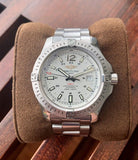  Shop Authentic Breitling Colt Automatic Silver Dial Black Leather Mens Watch - A1738811/G791/173A - Luxxuri