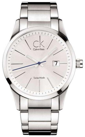  Shop Authentic Calvin Klein Bold Silver Dial Silver Steel Strap Watch for Men - K2246120 - Luxxuri