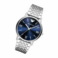  Shop Authentic Emporio Armani Kappa Quartz Blue Dial Silver Steel Strap Watch For Men - AR80010 - Luxxuri