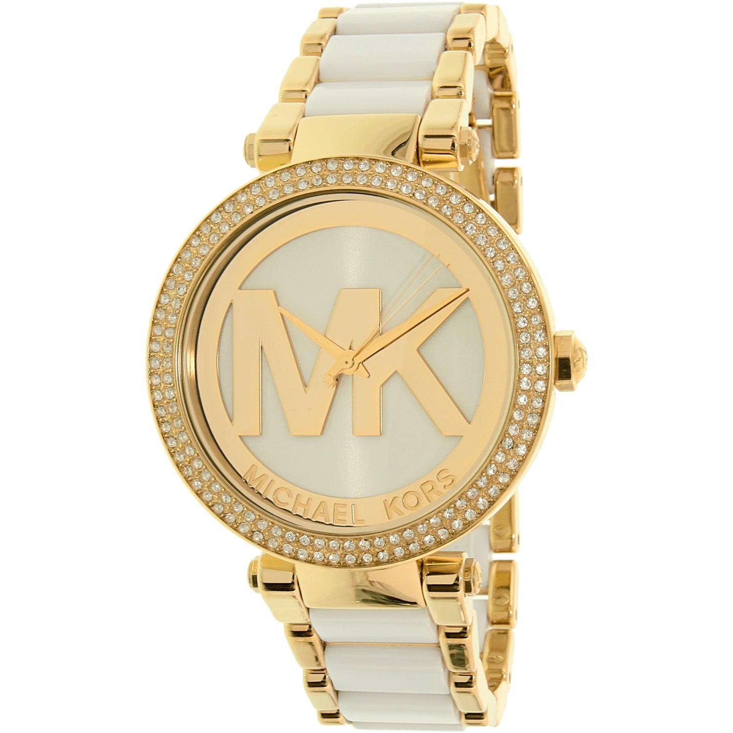  Shop Authentic Michael Kors Parker White Dial Two Tone Steel Strap Watch for Women - MK6313 - Luxxuri