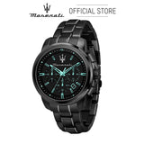  Shop Authentic Maserati Aqua Edition Quartz Precision Chronograph Black Dial Watch For Men - R8873644003 - Luxxuri