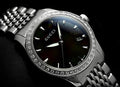  Shop Authentic Gucci G Timeless Diamonds Mother of Pearl Black Dial Silver Mesh Bracelet Watch For Women - YA126507 - Luxxuri