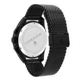  Shop Authentic Maserati Traguardo Chronograph Black Dial Black Mesh Bracelet Watch For Men - R8873612031 - Luxxuri