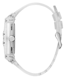  Shop Authentic Guess Phoenix J Balvin White Dial Transparent Silicone Strap Watch For Men - V1051M1 - Luxxuri