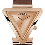  Shop Authentic Guess Fame Quartz Rose Gold Dial Brown Leather Strap Watch For Women - GW0548L2 - Luxxuri