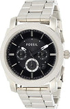  Shop Authentic Fossil Machine Chronograph Black Dial Silver Steel Strap Watch for Men - FS4776 - Luxxuri