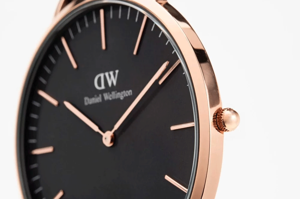  Shop Authentic Daniel Wellington Classic York Black Dial Brown Leather Strap Watch For Women - DW00100140 - Luxxuri