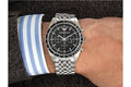  Shop Authentic Emporio Armani Tazio Chronograph Black Dial Silver Steel Strap Watch For Men - AR5988 - Luxxuri