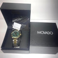  Shop Authentic Movado Series 800 Chronograph Green Dial Two Tone Steel Strap Watch For Men - 2600148 - Luxxuri
